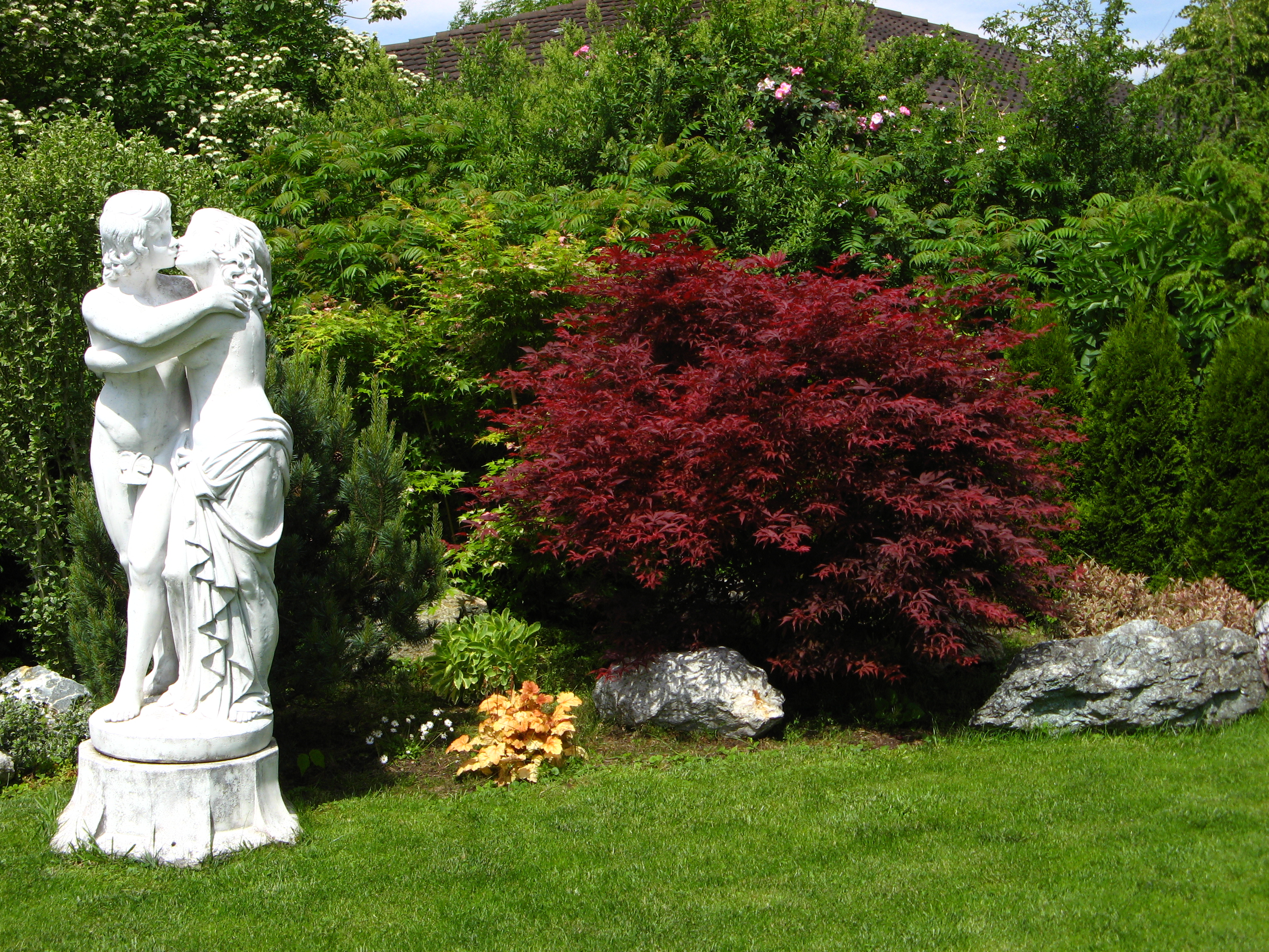 Il bacio, in unserem Garten